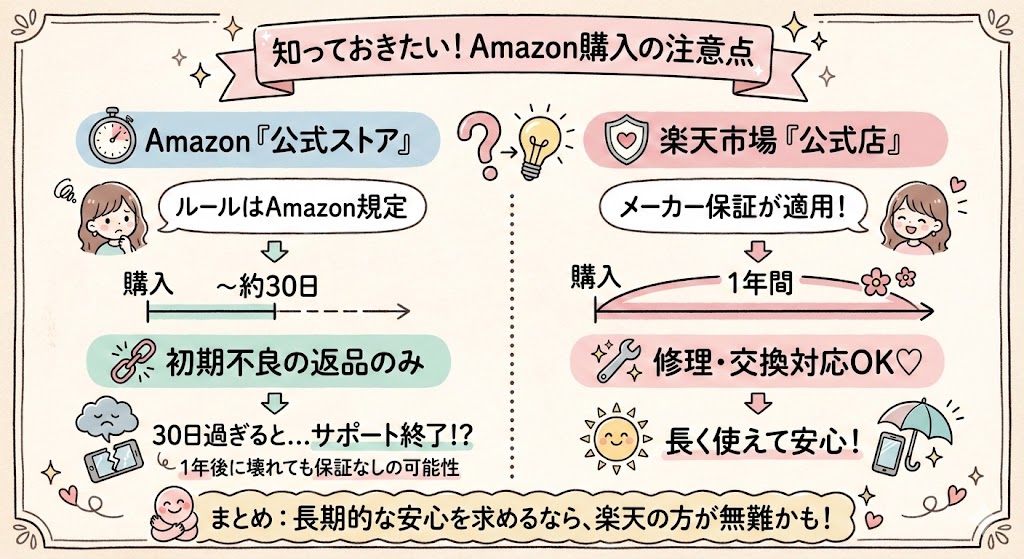 【最重要】Amazonで購入する際の注意点