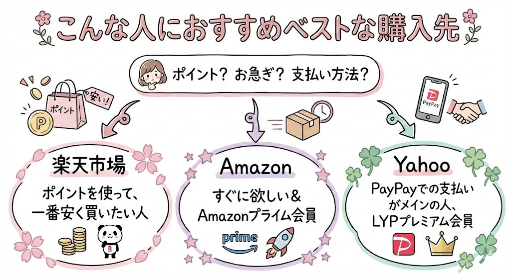 リファファインバブルU購入先おすすめチャート