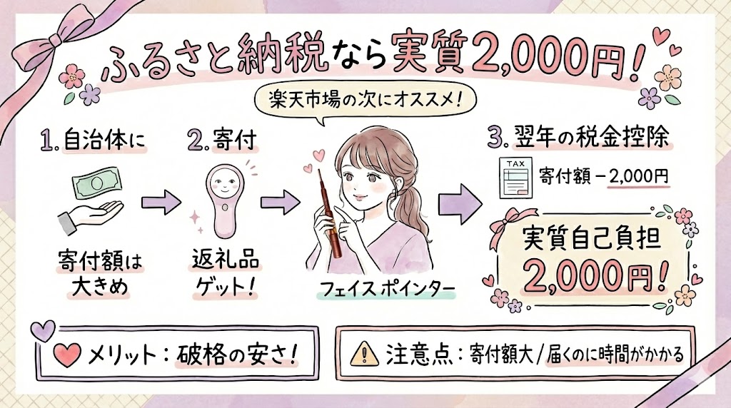 ふるさと納税なら実質2,000円