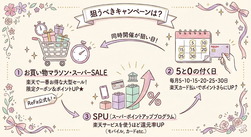 ファインバブルU　楽天市場で狙うべきキャンペーン