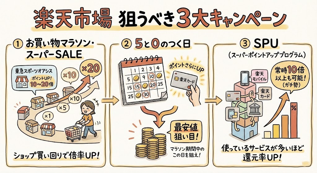 オアシスステッパー　楽天市場狙うべきキャンペーンは？