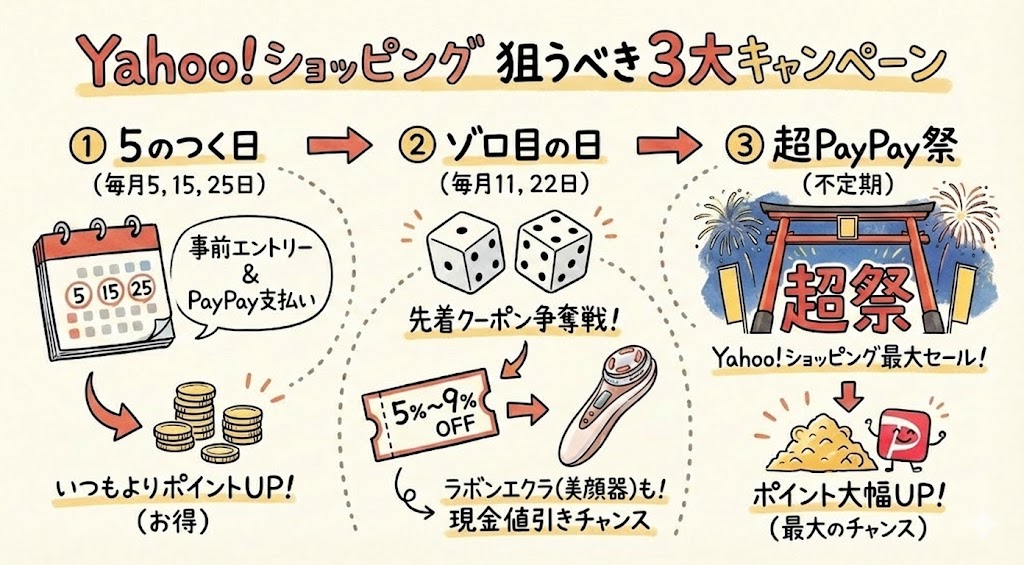Yahoo!ショッピング　狙うべきキャンペーン