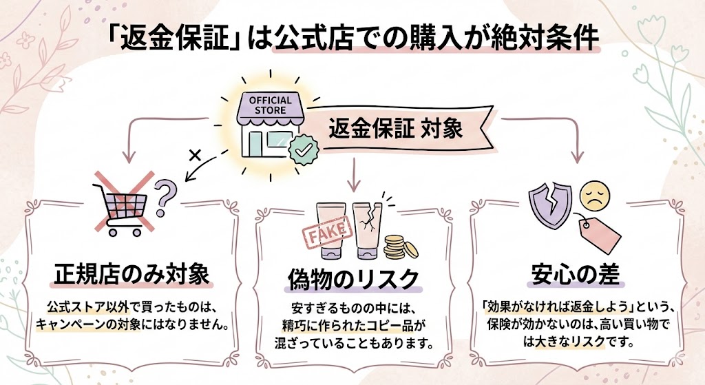 ブラウン脱毛器返金保証は公式店での購入が絶対条件
