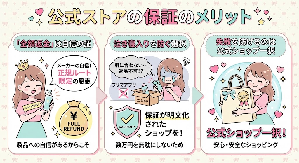 エルフェイスエー公式ストアのメリット